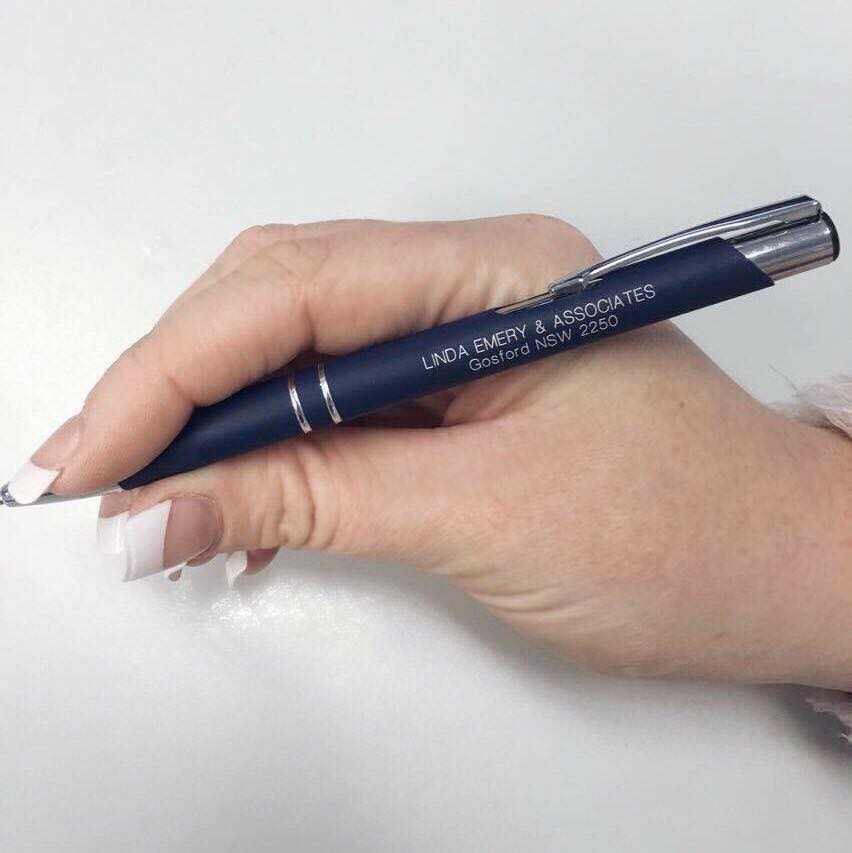 Linda Emery Branded Pen - Conveyancing Central Coast