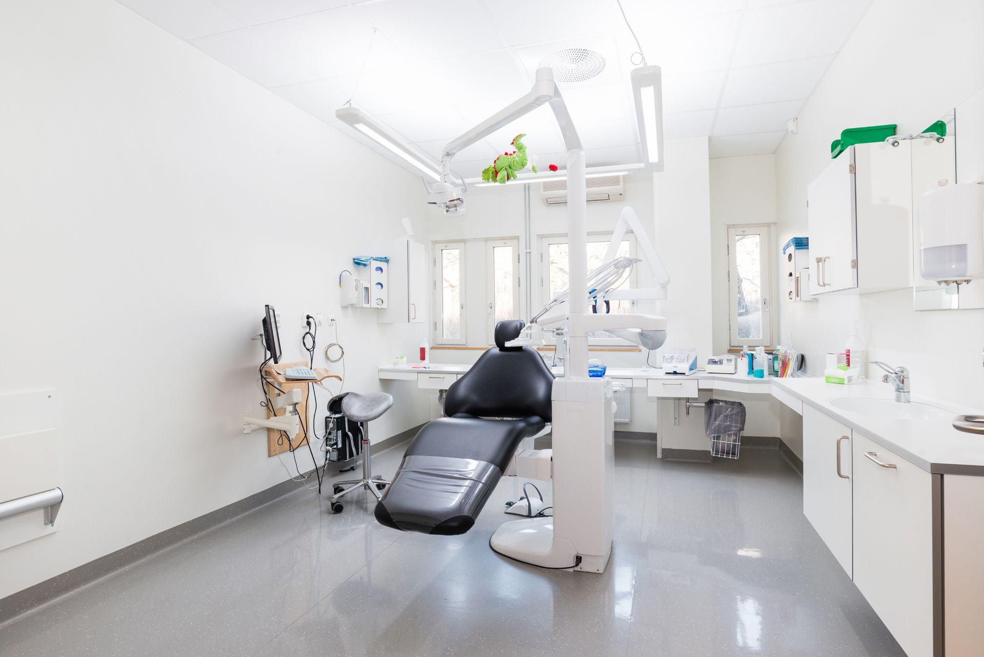 Dental exam area