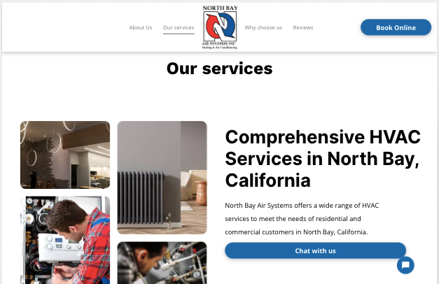 Our HVAC Services | North Bay Air Systems
