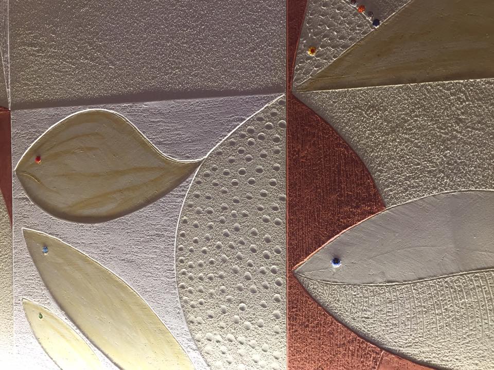 parete decorata con pesci