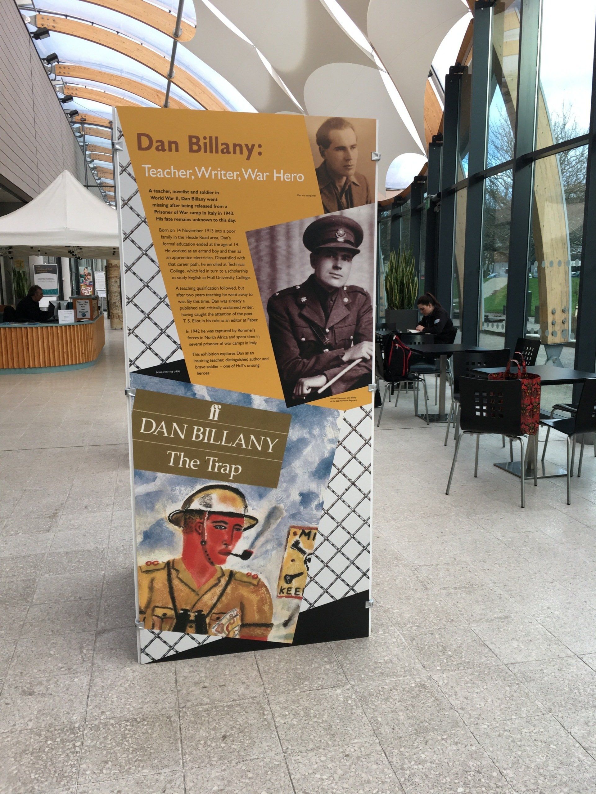 Dan Billany. Display Hull 2017 Year of Culture