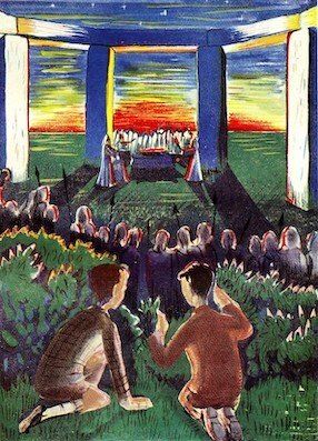 Dan Billany The Magic Door illustration by Joan Billan