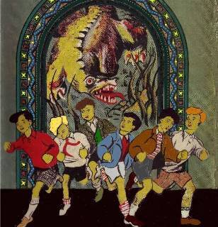 The Magic Door by Dan Billany illustrated by Joan Billany