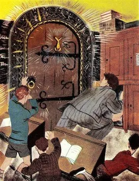 Dan Billany the Magic Door illustration by Joan Billany