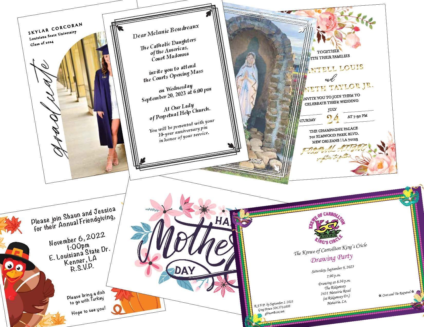 A bunch of white envelopes with the letter s on them