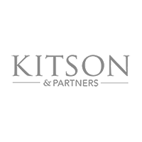 Grey Kitson & Partners logo with text above and below a horizontal line.