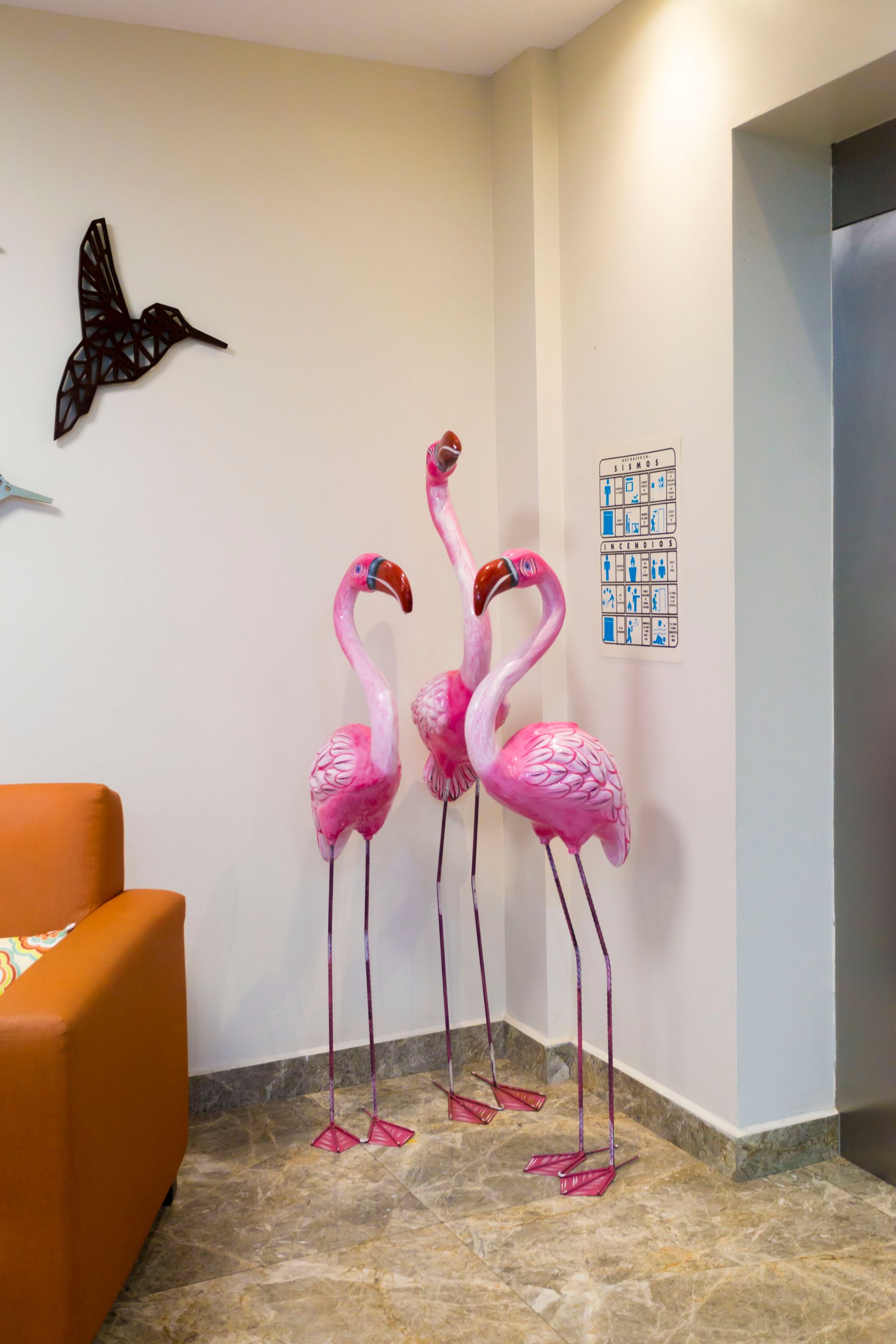 decoração de flamingo