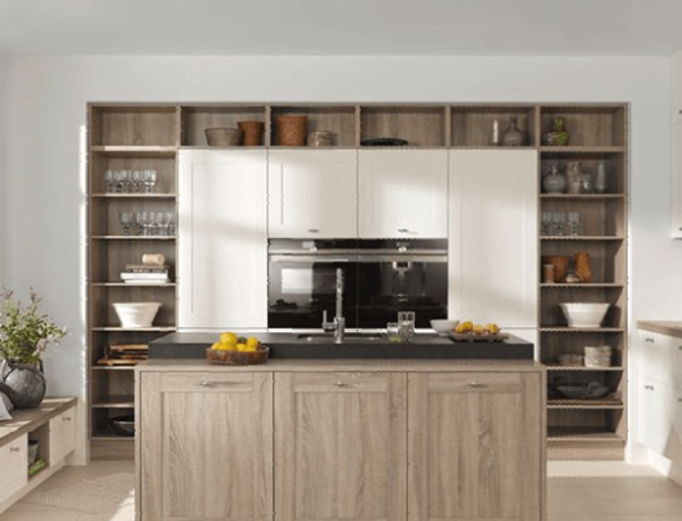 Cucina Nolte bianca e legno