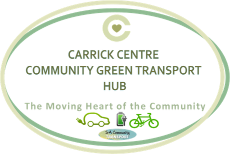 Carrick Centre Community Green Transport Hub logo