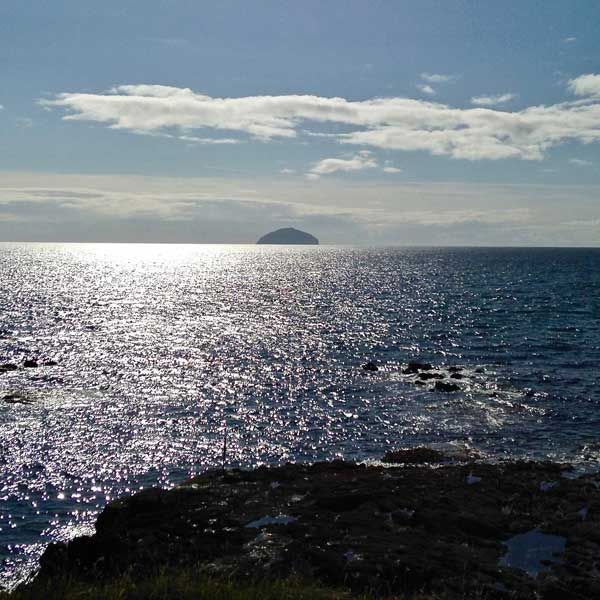 West coast of scotland looking across the sea