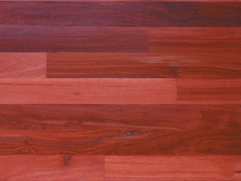 Jarrah Hardwood Flooring Close-Up — Tweed Heads, QLD — Greenmount Timber & Building Supplies