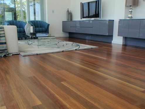 Spotted Gum (NSW) Hardwood Flooring Installed — Tweed Heads, QLD — Greenmount Timber & Building Supplies