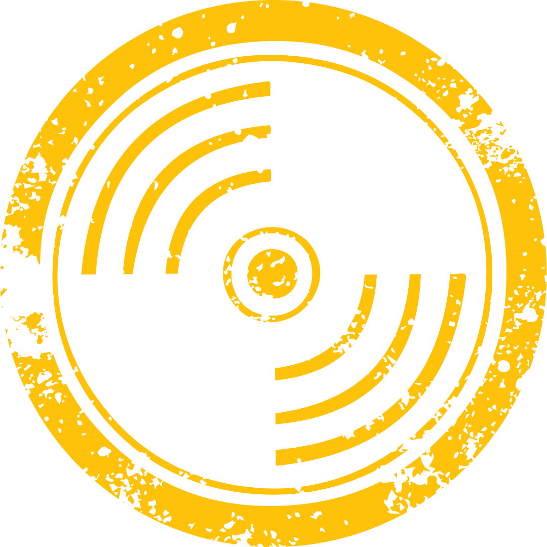 A green stamp with an envelope inside of it