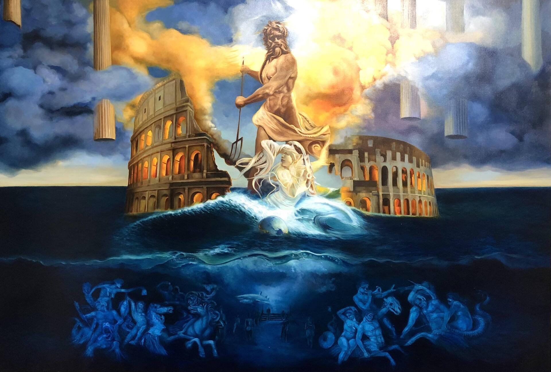 Oil painting on Canvas