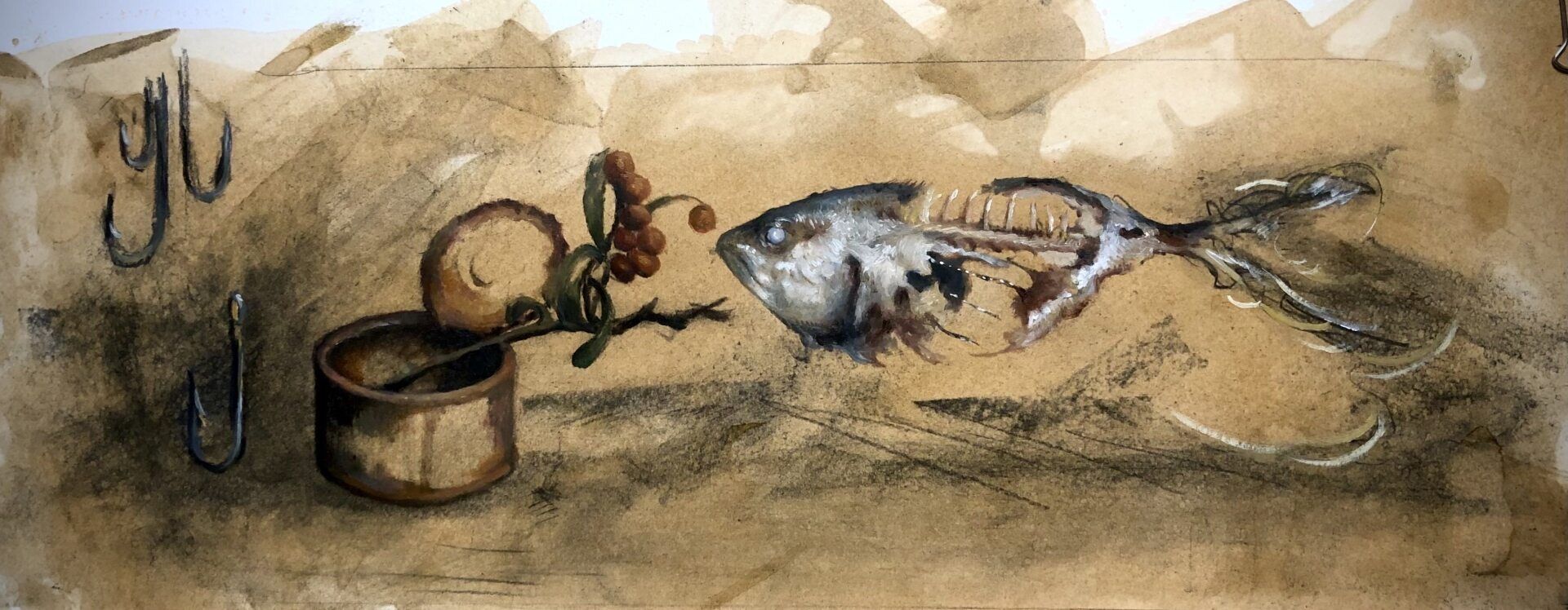 Oil painting on Paper