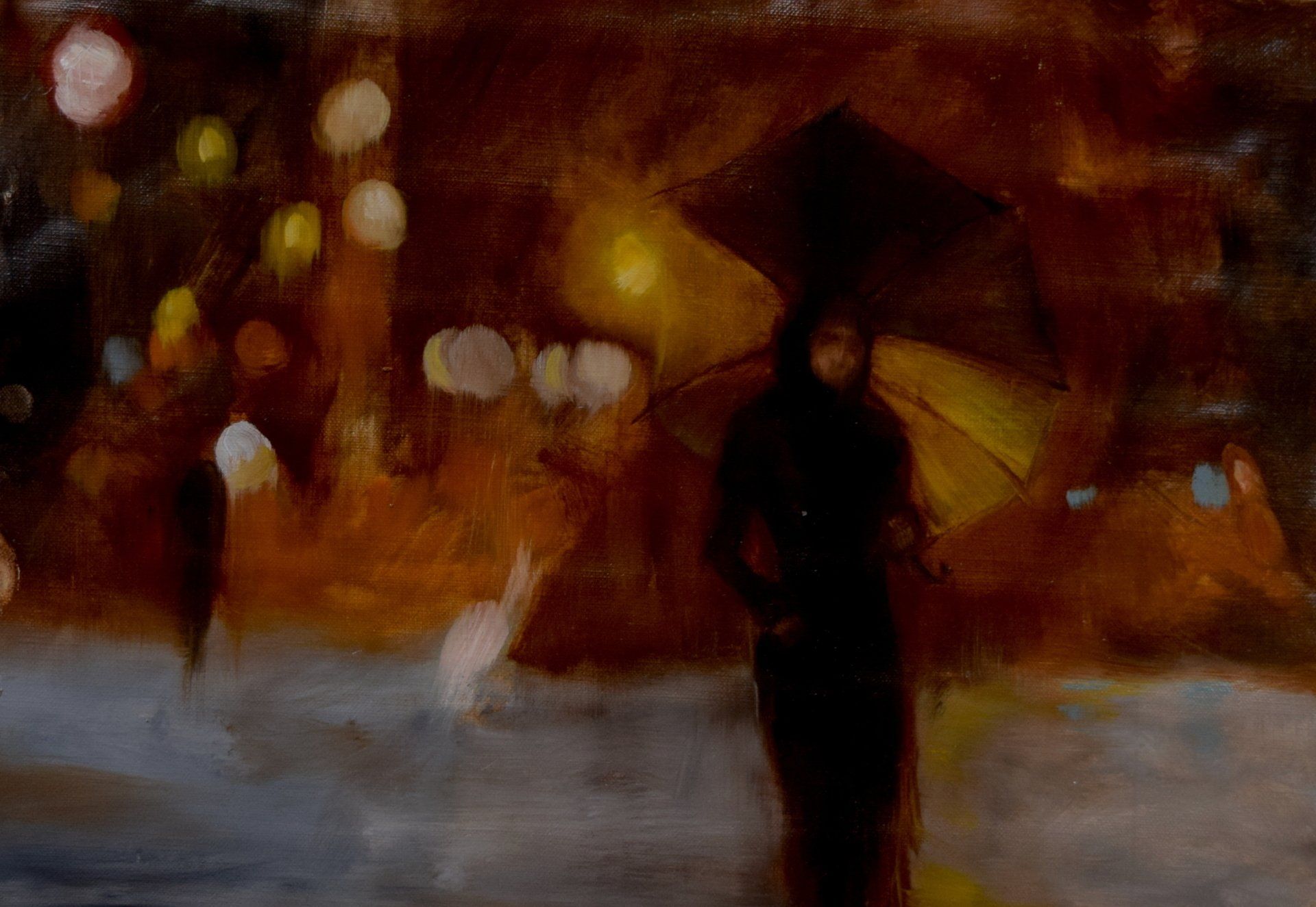 Oil painting on Linen