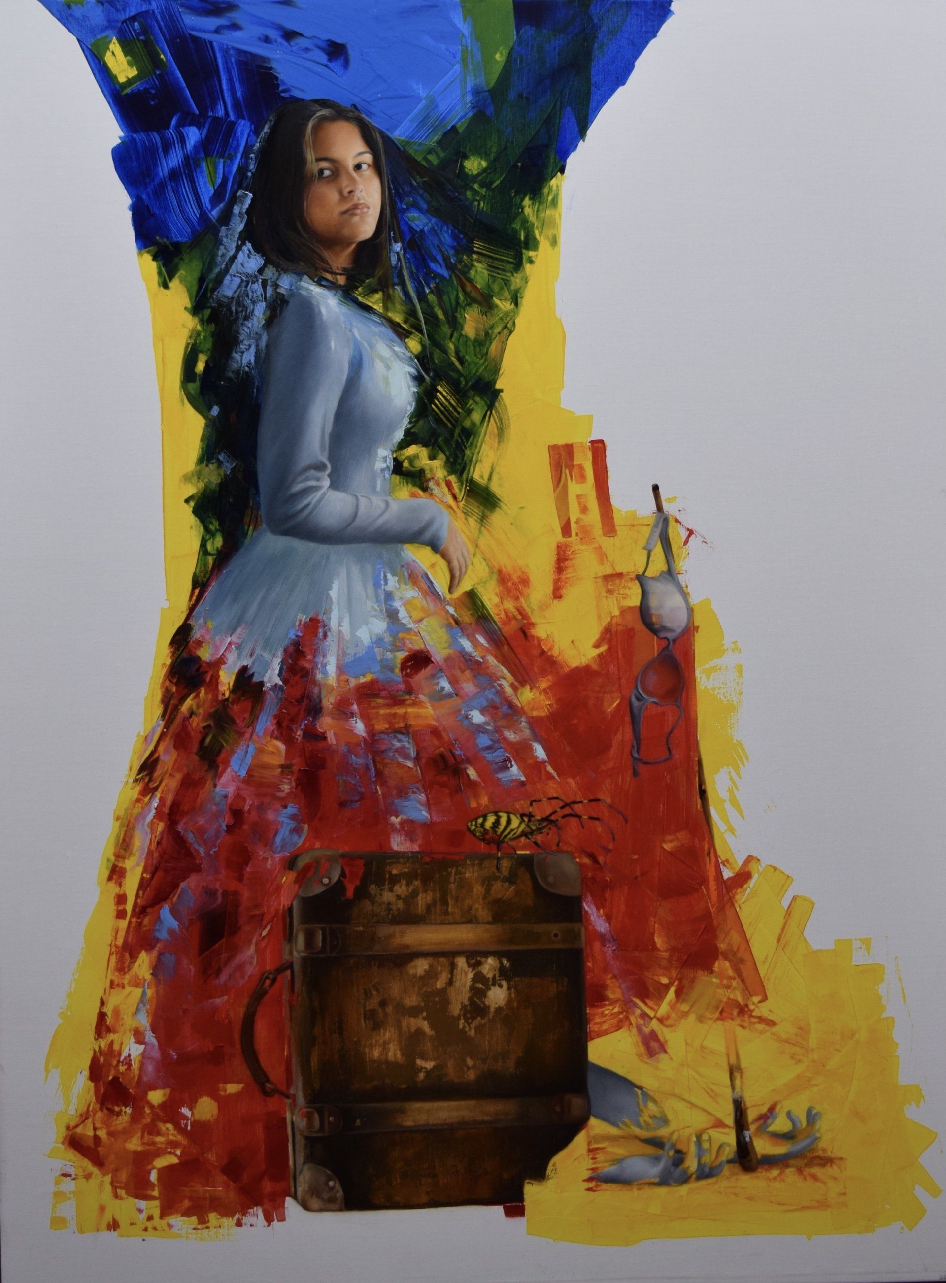 Oil painting on Linen