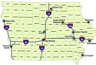 Service area is the state of Iowa for Pater Payments Company.