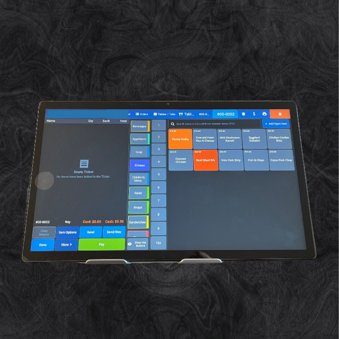 POS System designed by Ray Pater for a business in Des Moines, IA.