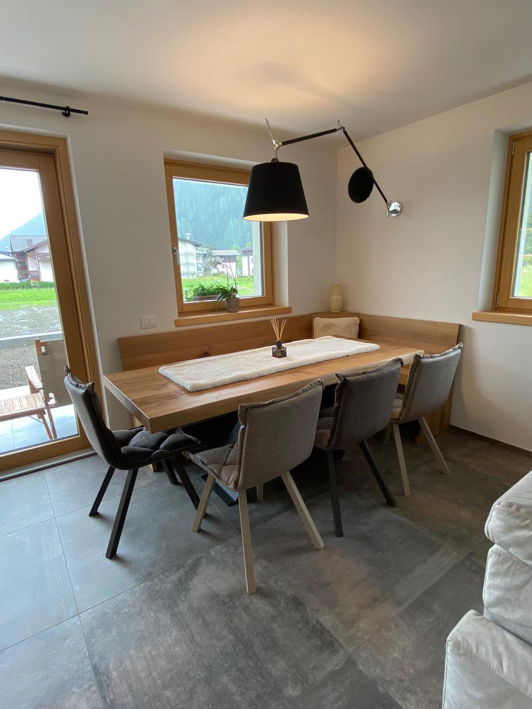 illuminazione tavolo pranzo