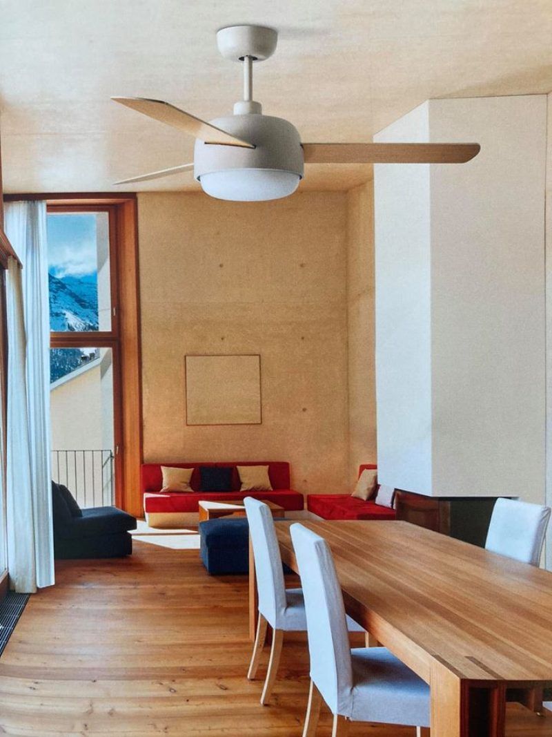 ventilatore a led da soffitto