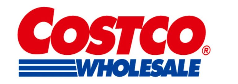A costco wholesale logo on a white background