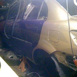 Totaled Car - Collision Center in Ennis, TX