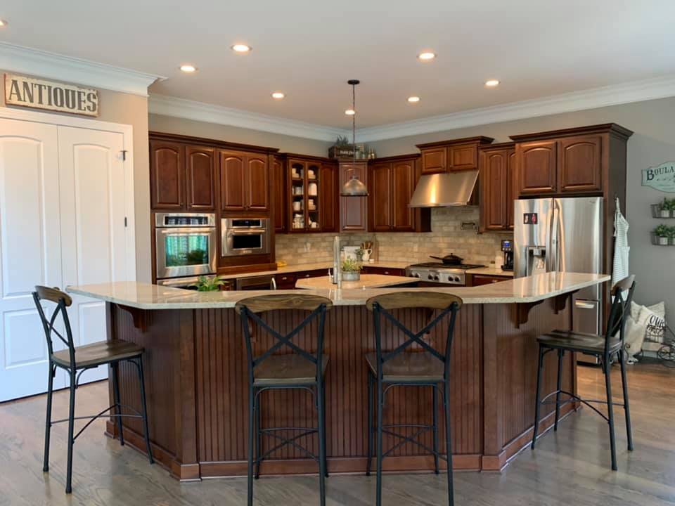 full kitchen surface painting