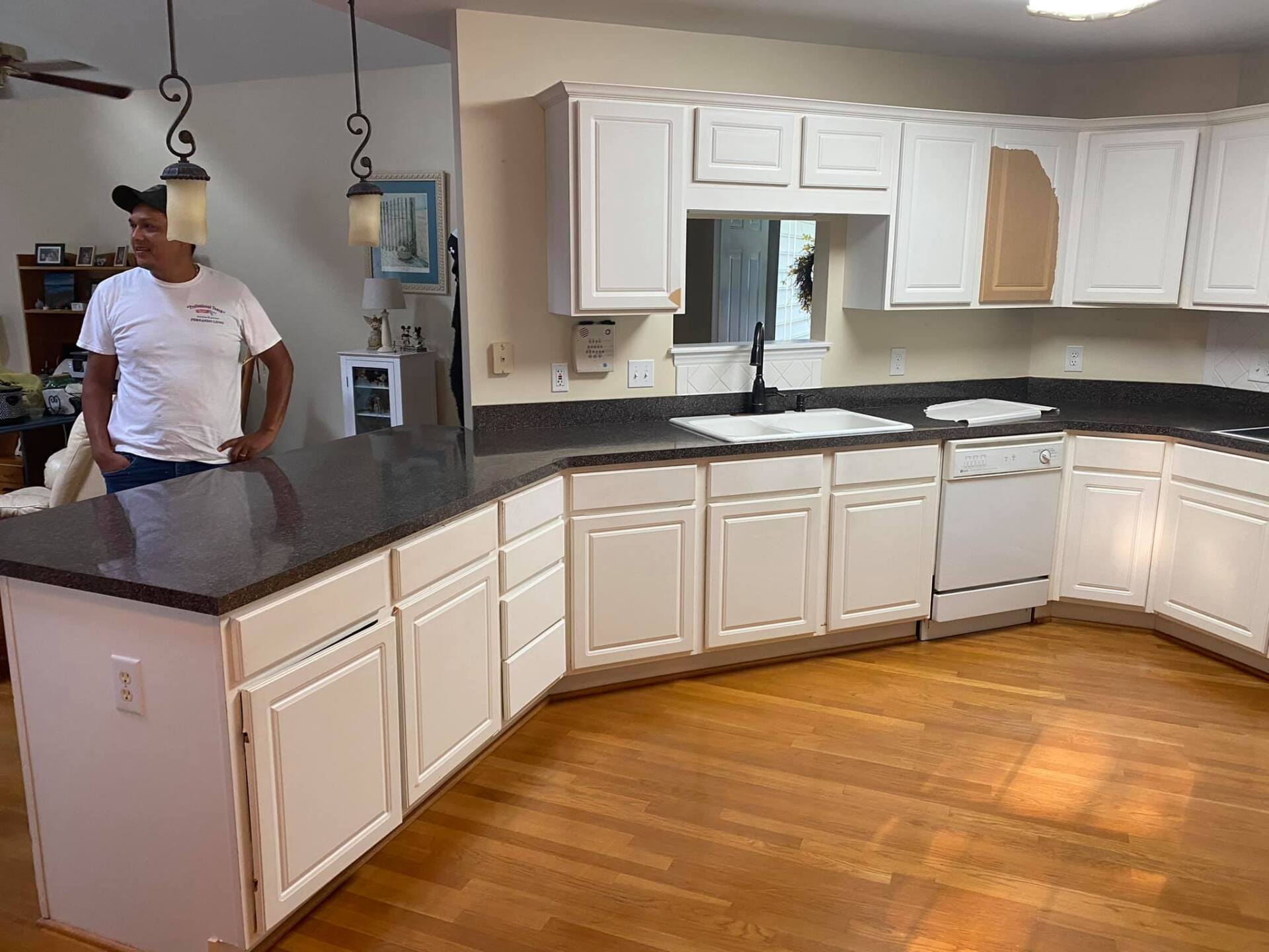 kitchen painting finished 2