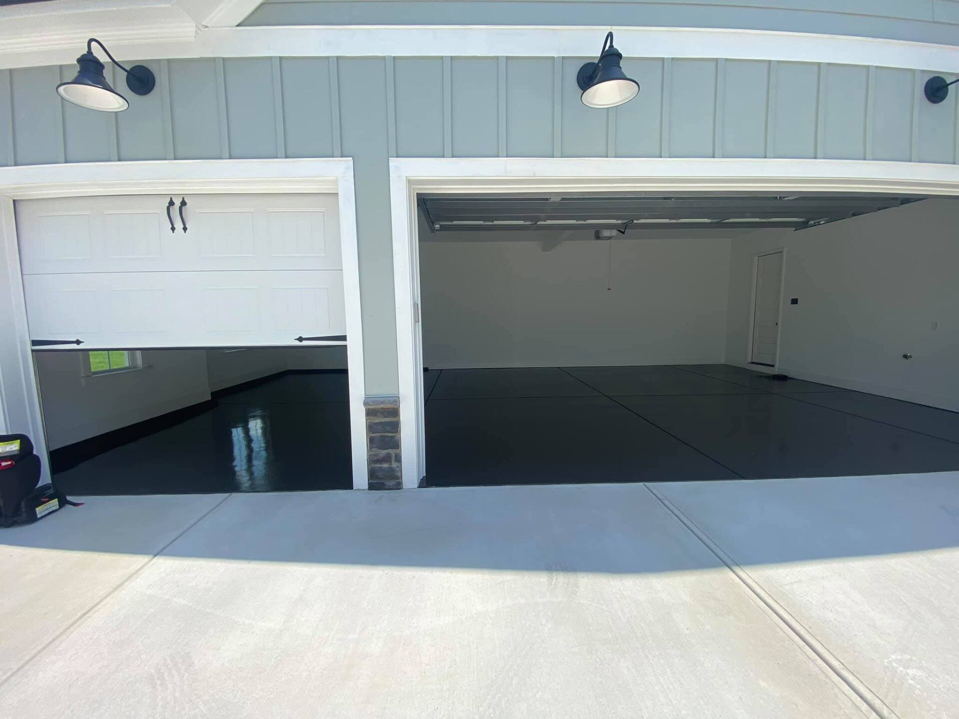 garage completed epoxy after