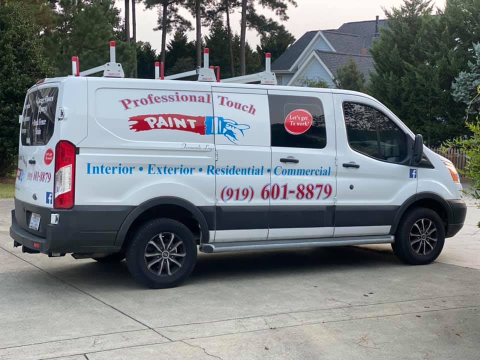 profesional touch paint van