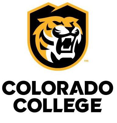 The logo for colorado college has a lion on it.