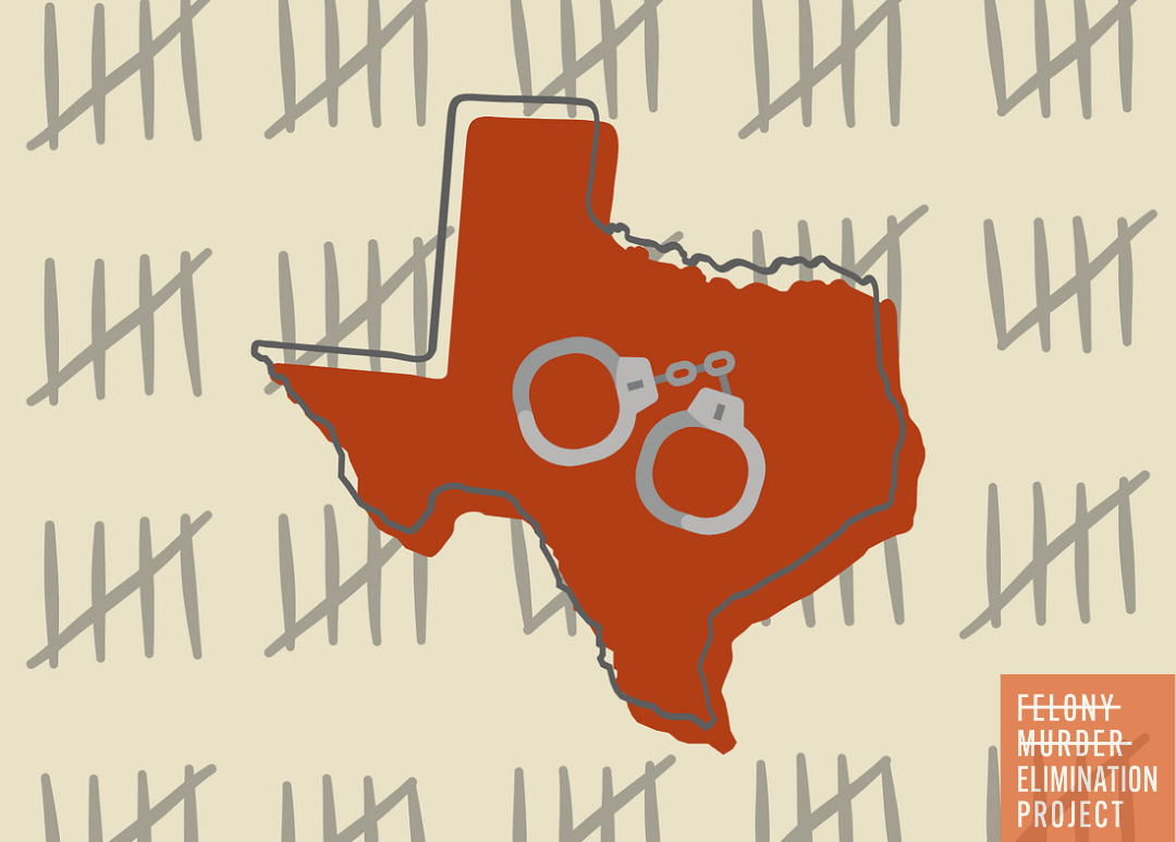 State of Texas with handcuffs 