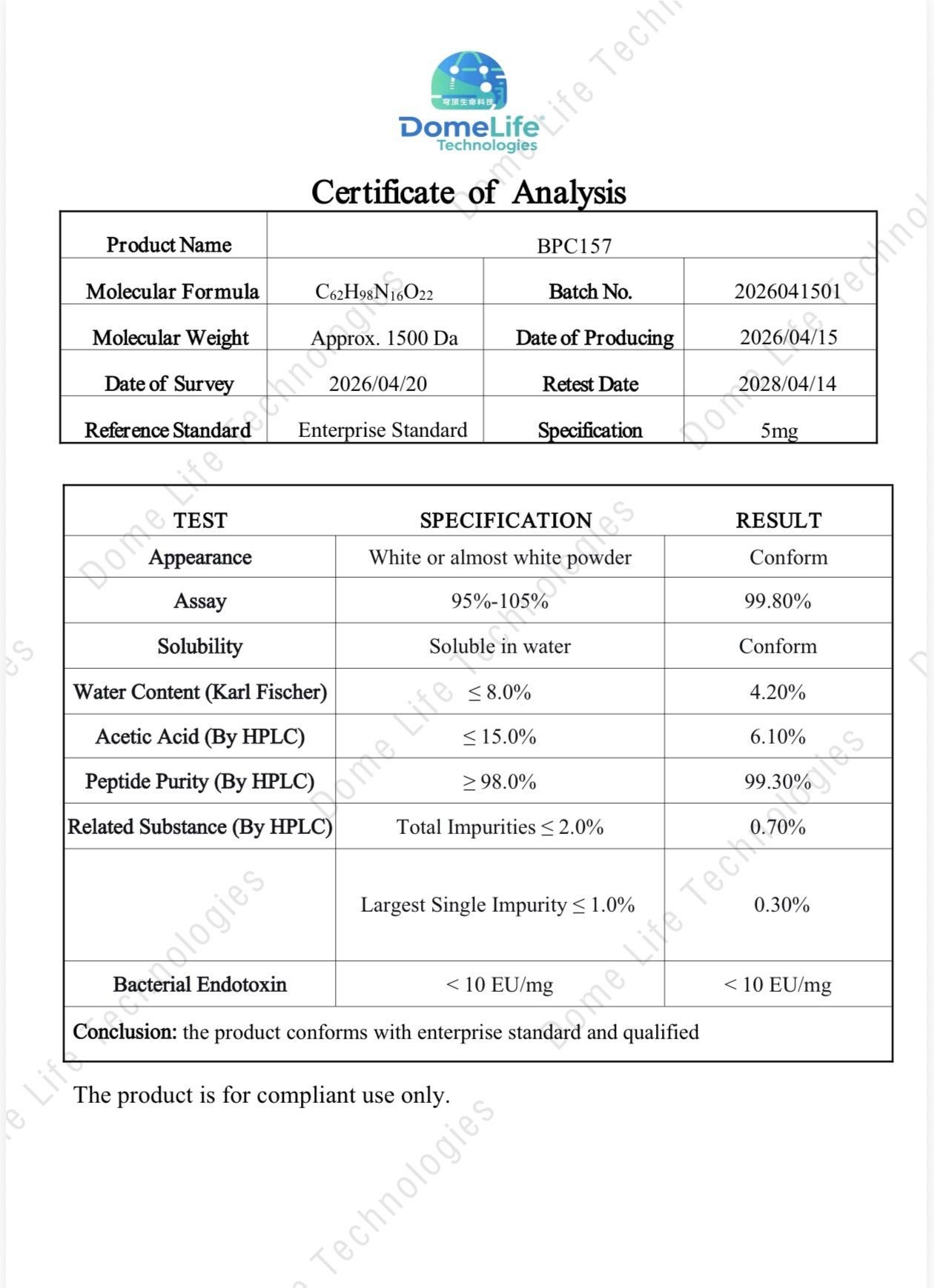 BPC-157 5mg