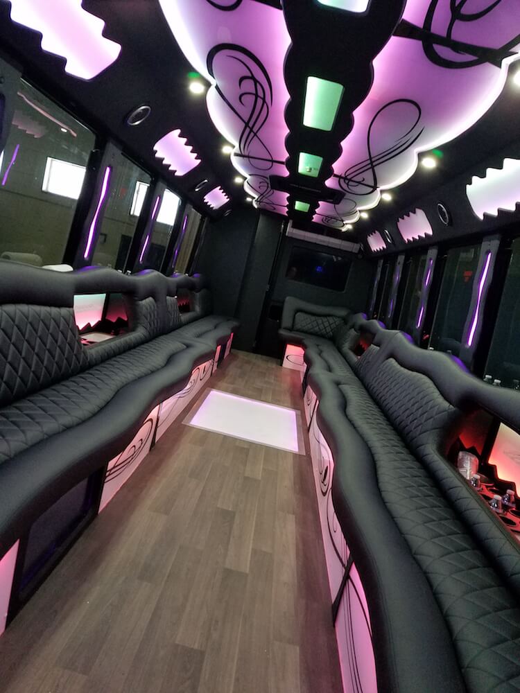 corporate party bus service in Chicago