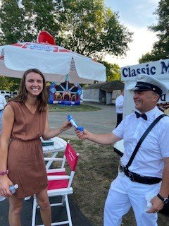 person getting ice cream