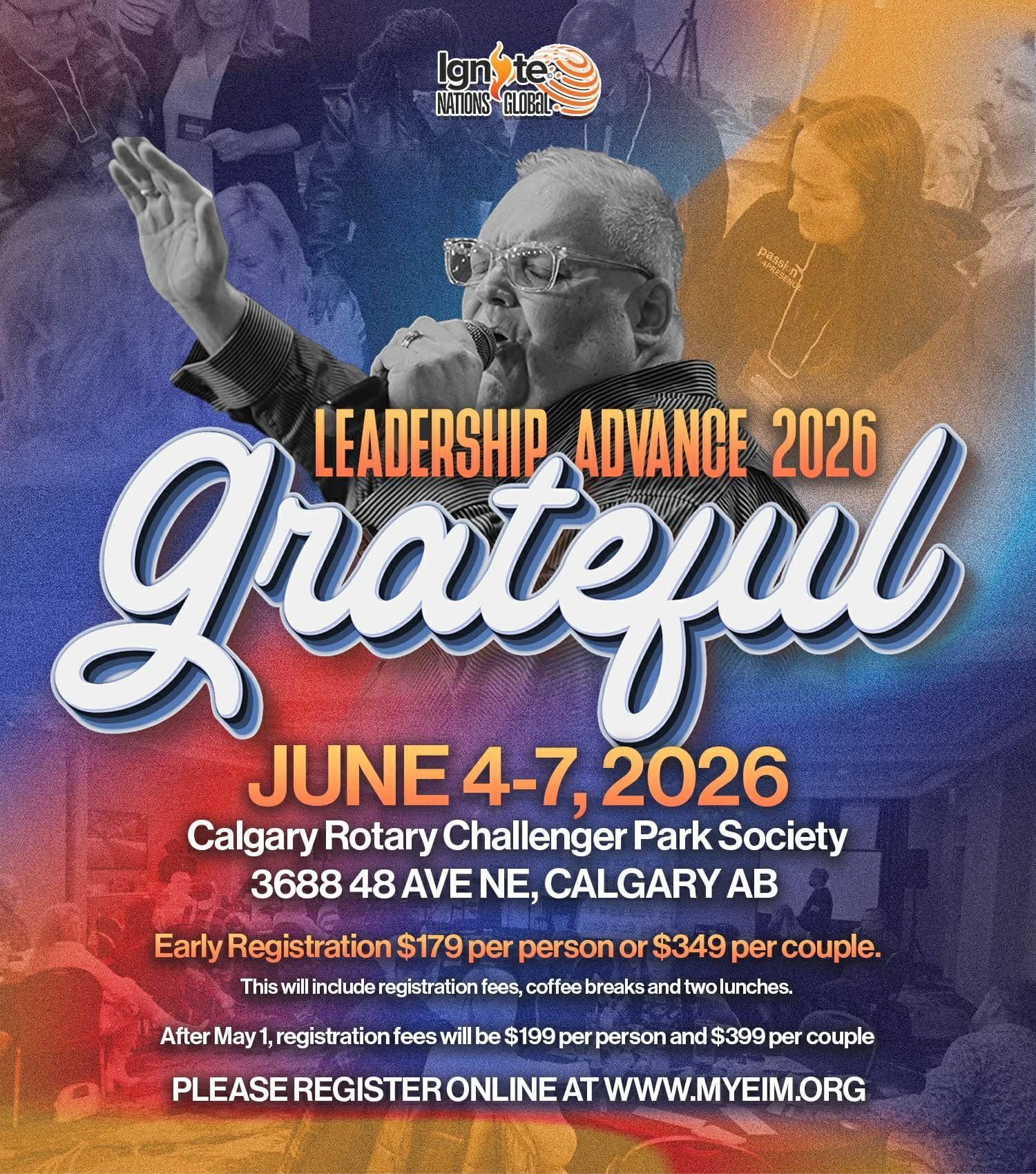 Leadership Advance 2026 - Grateful, June 4-7, 2026 at Calgary Rotary Challenger Park Society