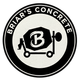 Logo for Briar's Concrete: a black and white circular design with a concrete mixer and the company name.