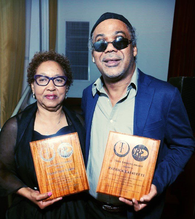 Francine Chin (left) and Patrick Lafayette of Chris Mix Radio