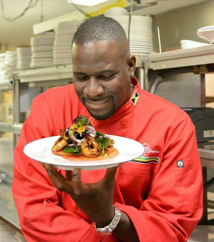 Jamaican born chef to the Stars and Food Network's Chef Wenford P. Simpson