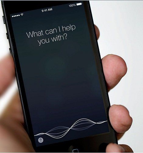Phone with Apple iOS and Siri