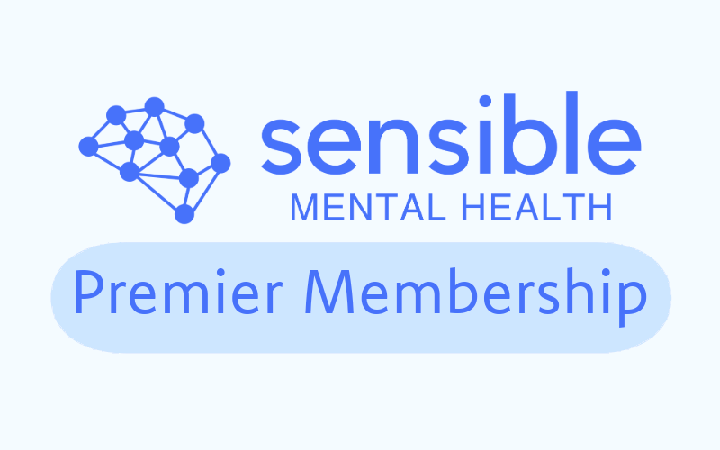 Logo for Sensible Mental Health with 