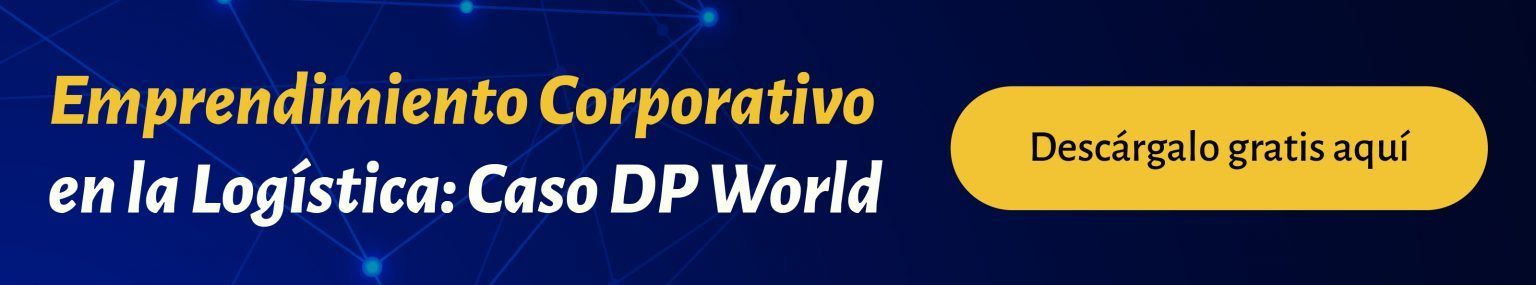 Un fondo azul con las palabras emprendimiento corporativo.