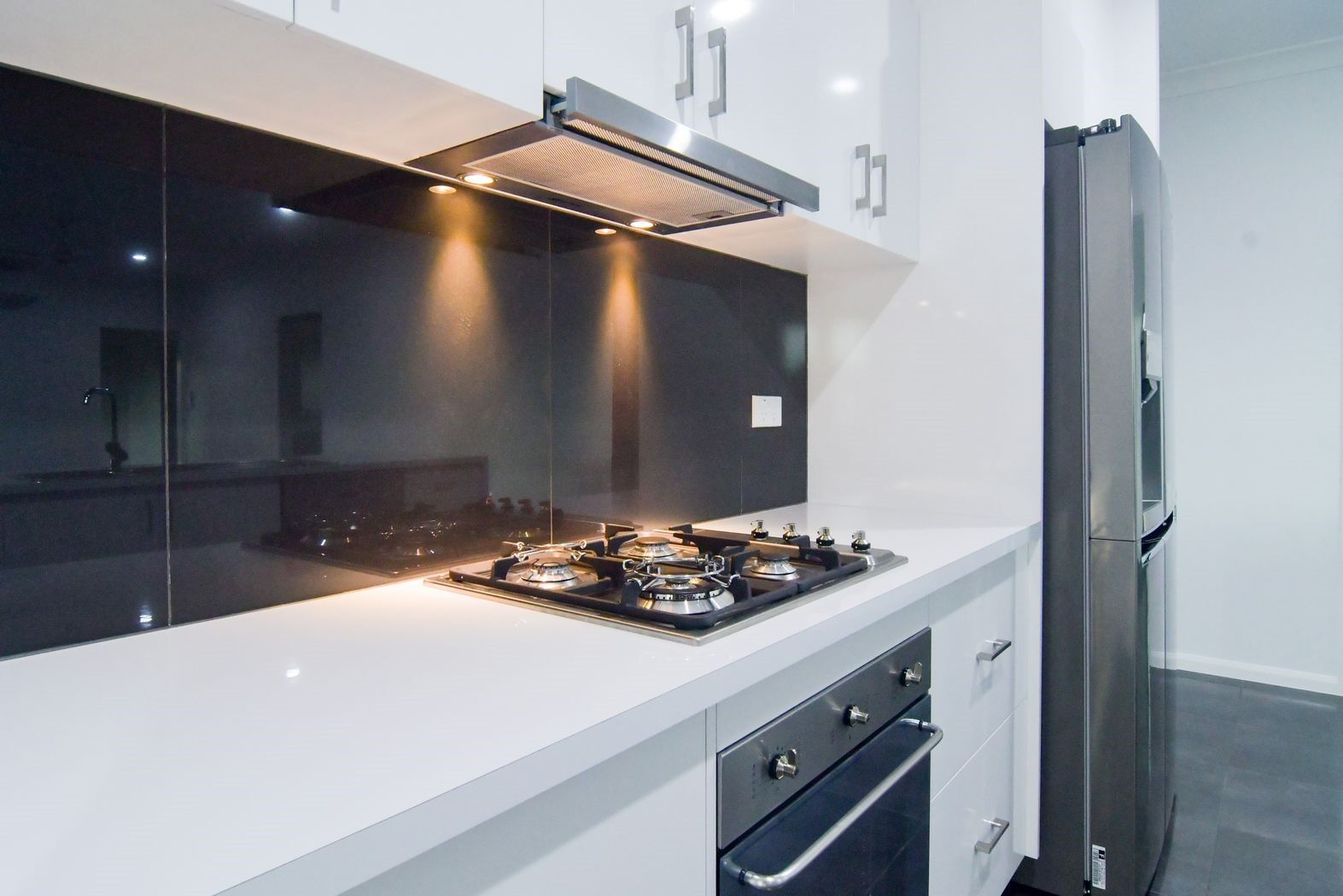 Kitchen Bench with Stove — Cabinet-making in Mareeba, QLD