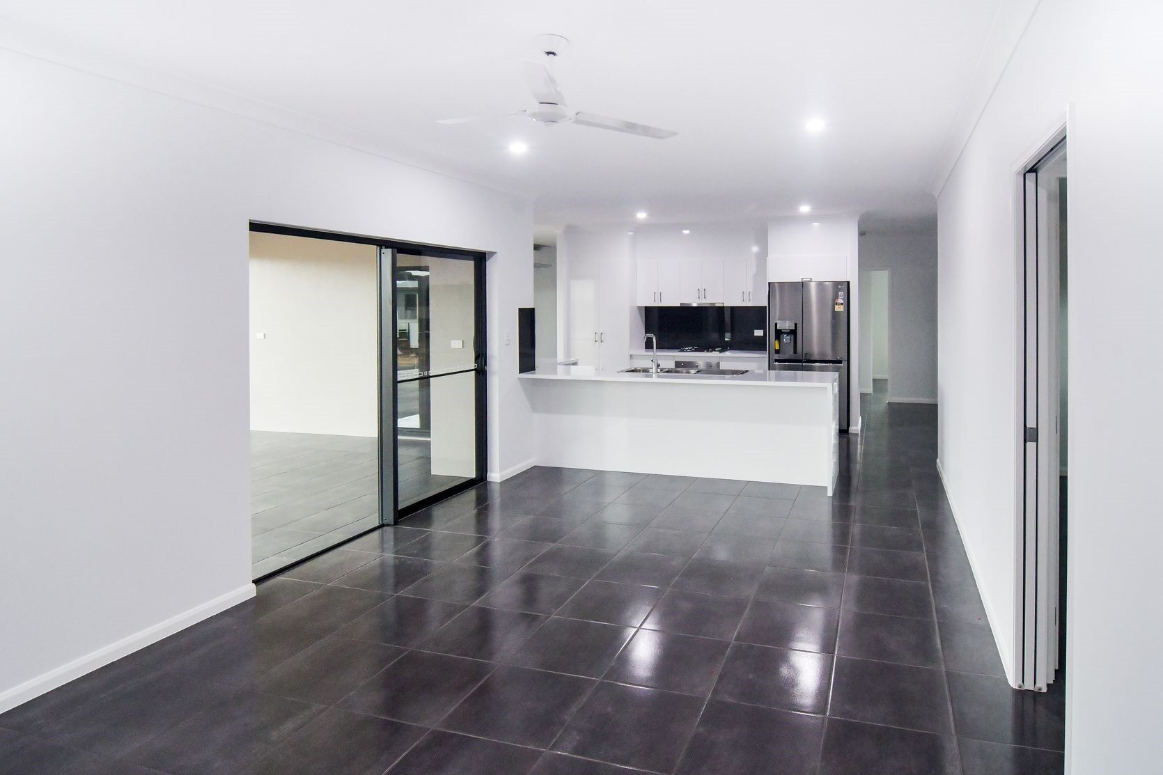 Modern Kitchen Island — Cabinet-making in Mareeba, QLD