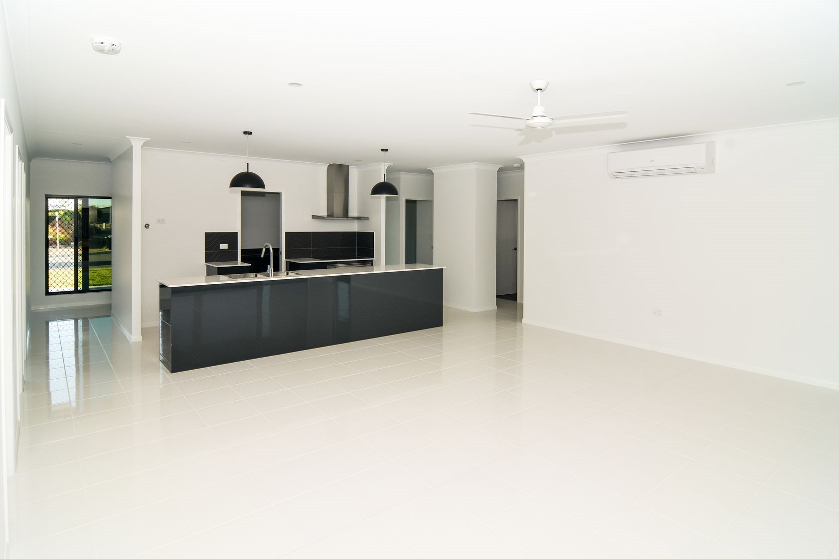 Dark Kitchen Cabinets — Cabinet-making in Mareeba, QLD