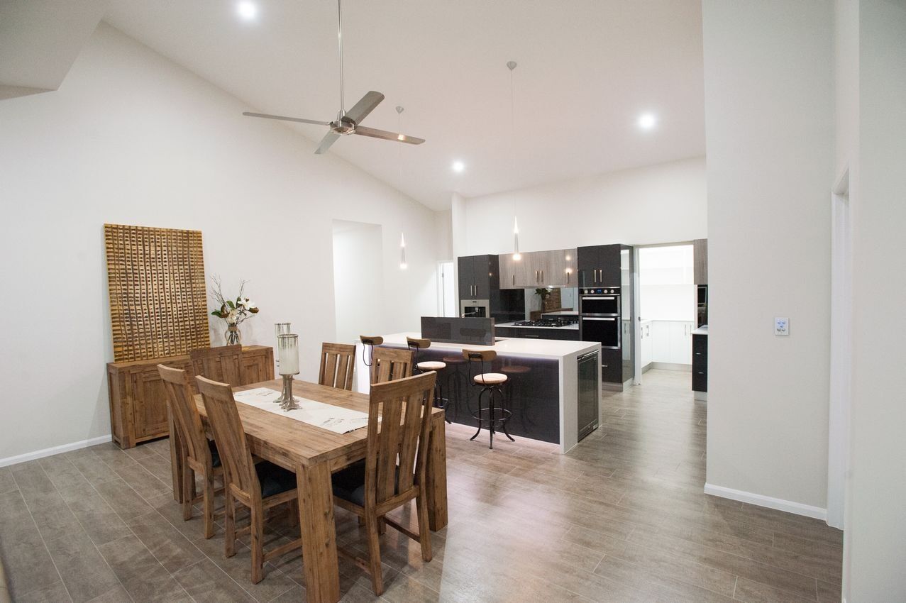 Wooden dining set — Cabinet-making in Mareeba, QLD