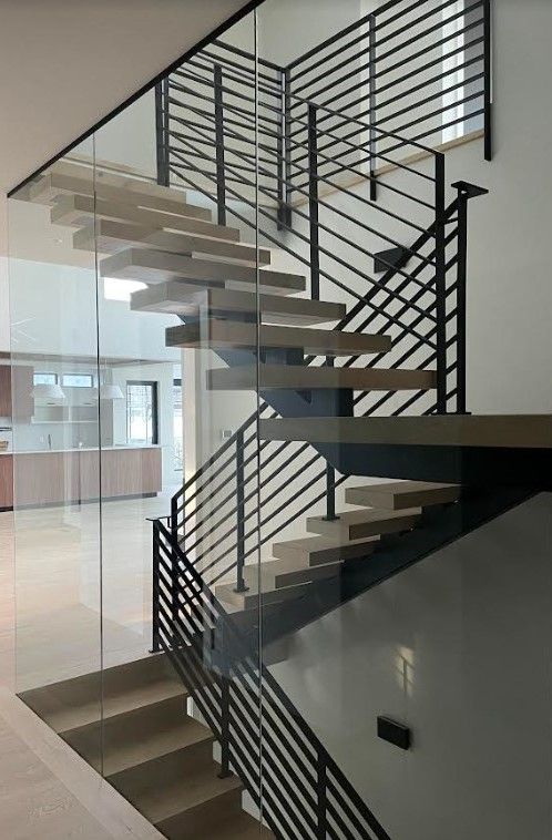Metal Mono Stringer Staircase