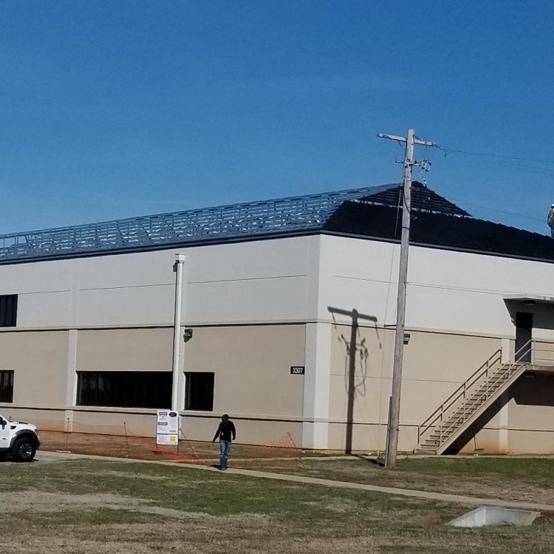 Ultimate Roofing Metal Building Erection Photo