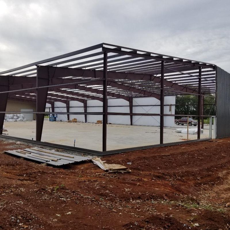Ultimate Roofing Metal Building Erection Photo
